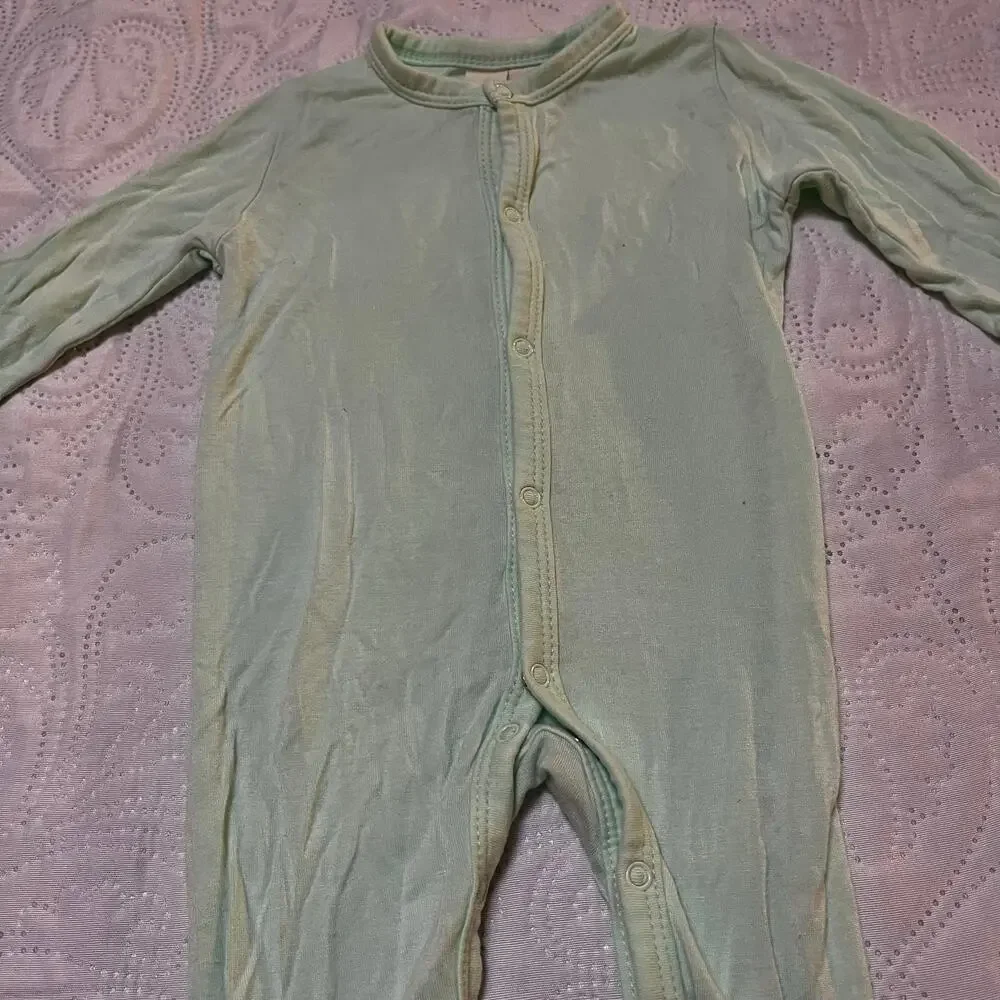 Kyte Baby Zippered Bamboo Footie PJs Size 0-3m